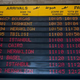 The arrivals-gate board shows canceled flights at Terminal 3 at Ben Gurion Airport on July 24, 2014, in Tel Aviv, Israel.
Andrew Burton/Getty Images